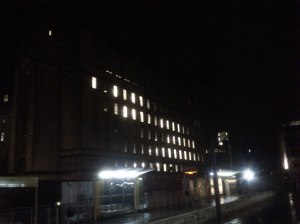 Manchester Town Hall annexe at 00:55hrs, whilst no work being carried out.  